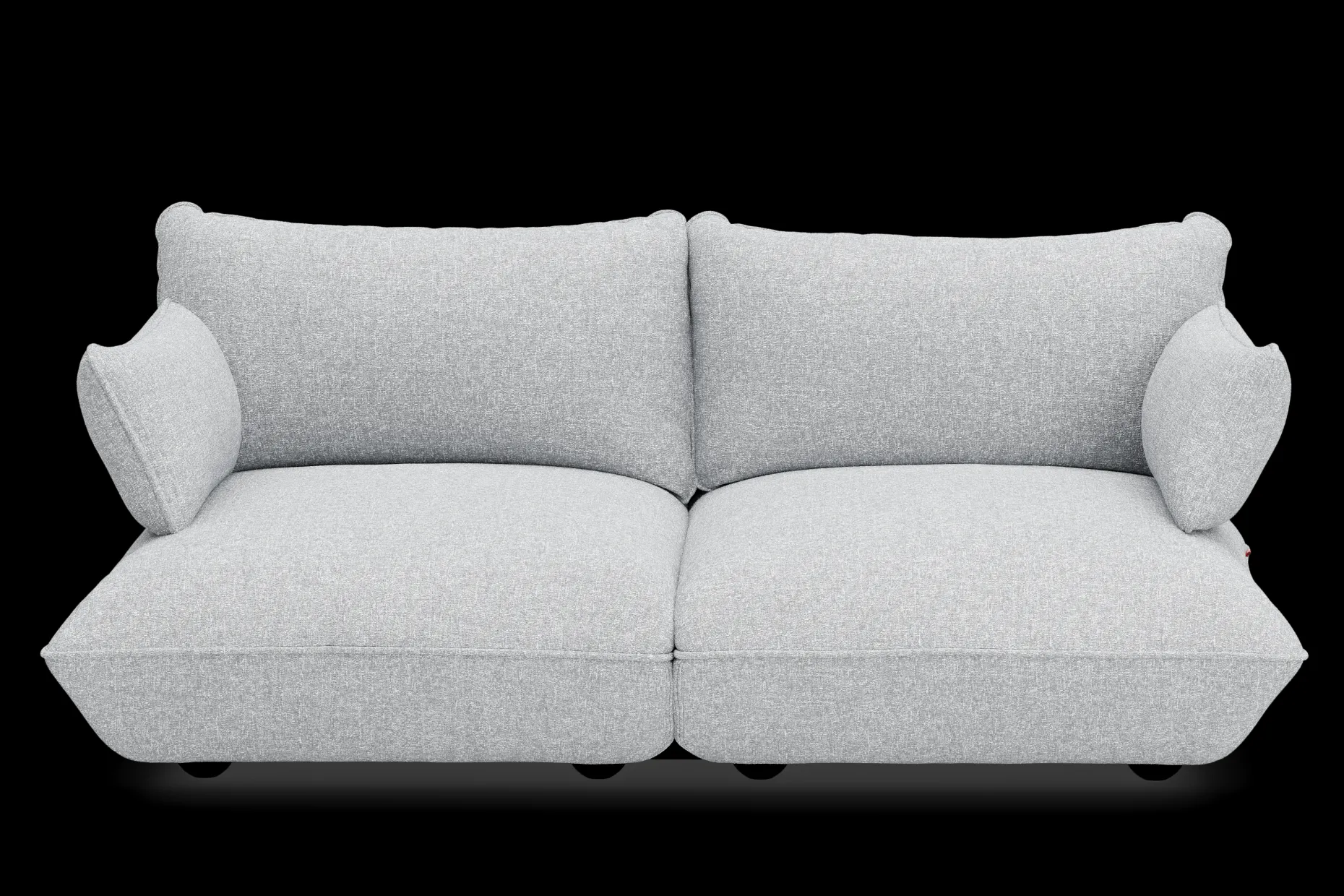Sumo Sofa Medium Boucle Light Grey Melange Modulaire binnenbank, 210.5x108x90 cm