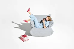 Sumo Sofa Medium Boucle Light Grey Melange Modulaire binnenbank, 210.5x108x90 cm