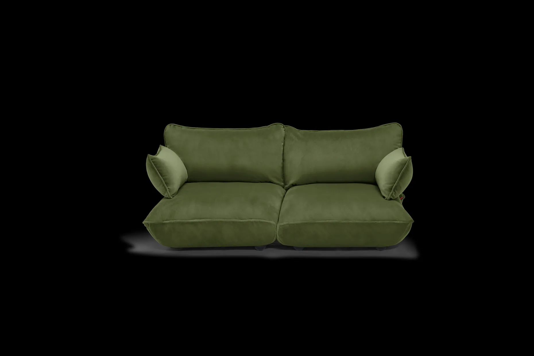 Sumo Sofa Medium Velvet Deep Green Modulaire binnenbank, 210.5x108x90 cm