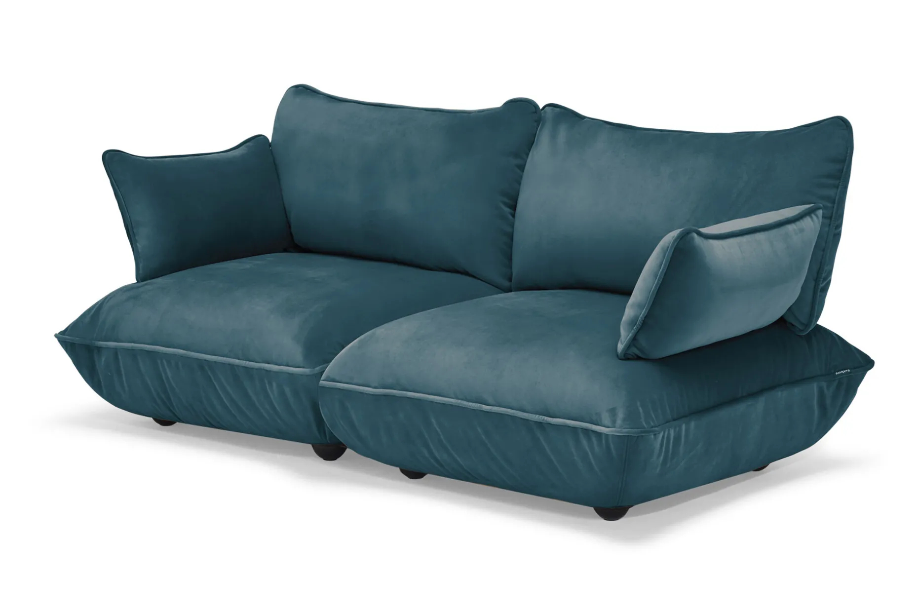 Sumo Sofa Medium Velvet Petrol Modulaire binnenbank, 210.5x108x90 cm