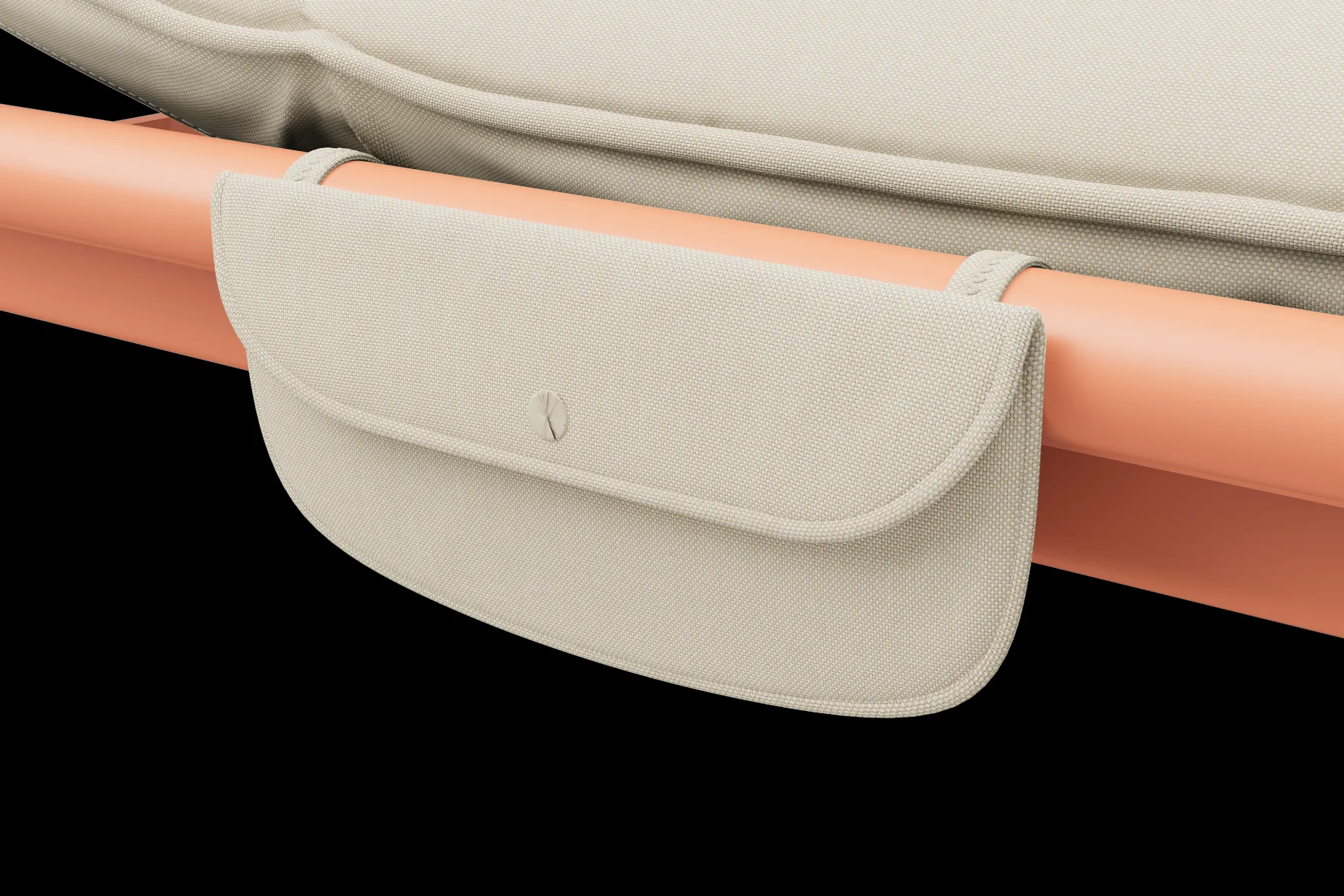 Sunbun Daybed Loungebed, beige, 212x97x39 cm
