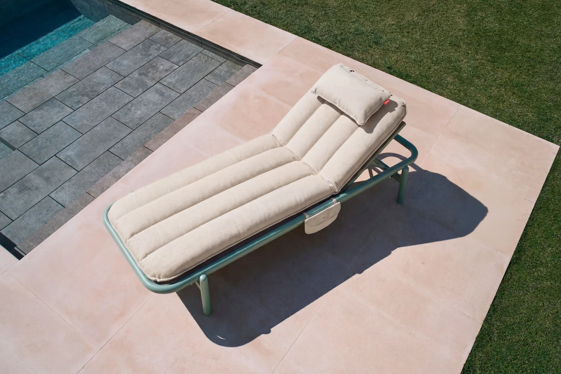 Sunbun Daybed Loungebed, beige, 212x97x39 cm
