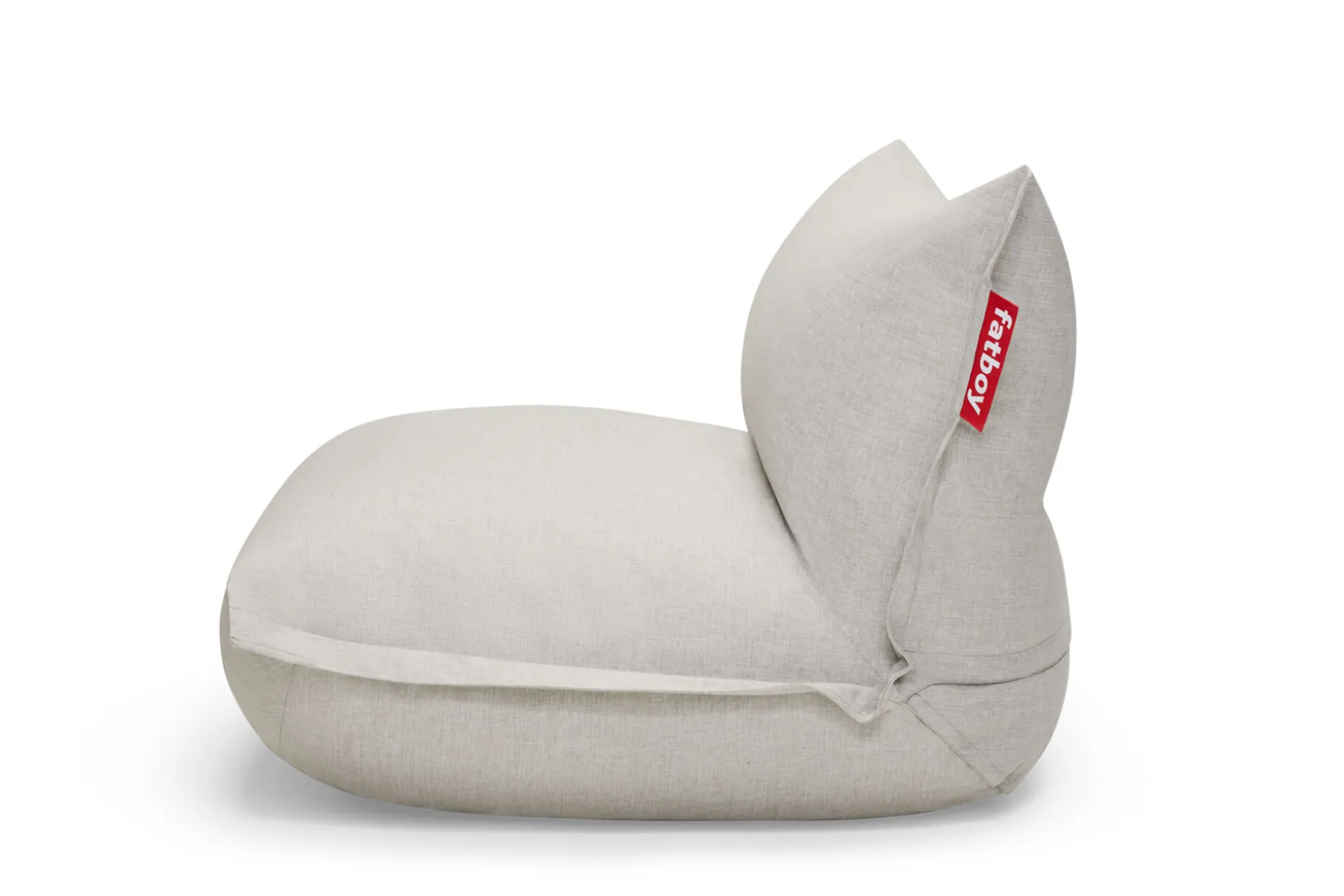 the BonBaron Outdoor Loungestoel voor buiten, grijs, 120x120x75 cm