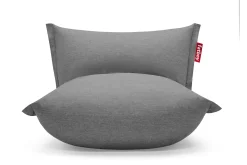 the BonBaron Outdoor Loungestoel voor buiten, grijs, 120x120x75 cm