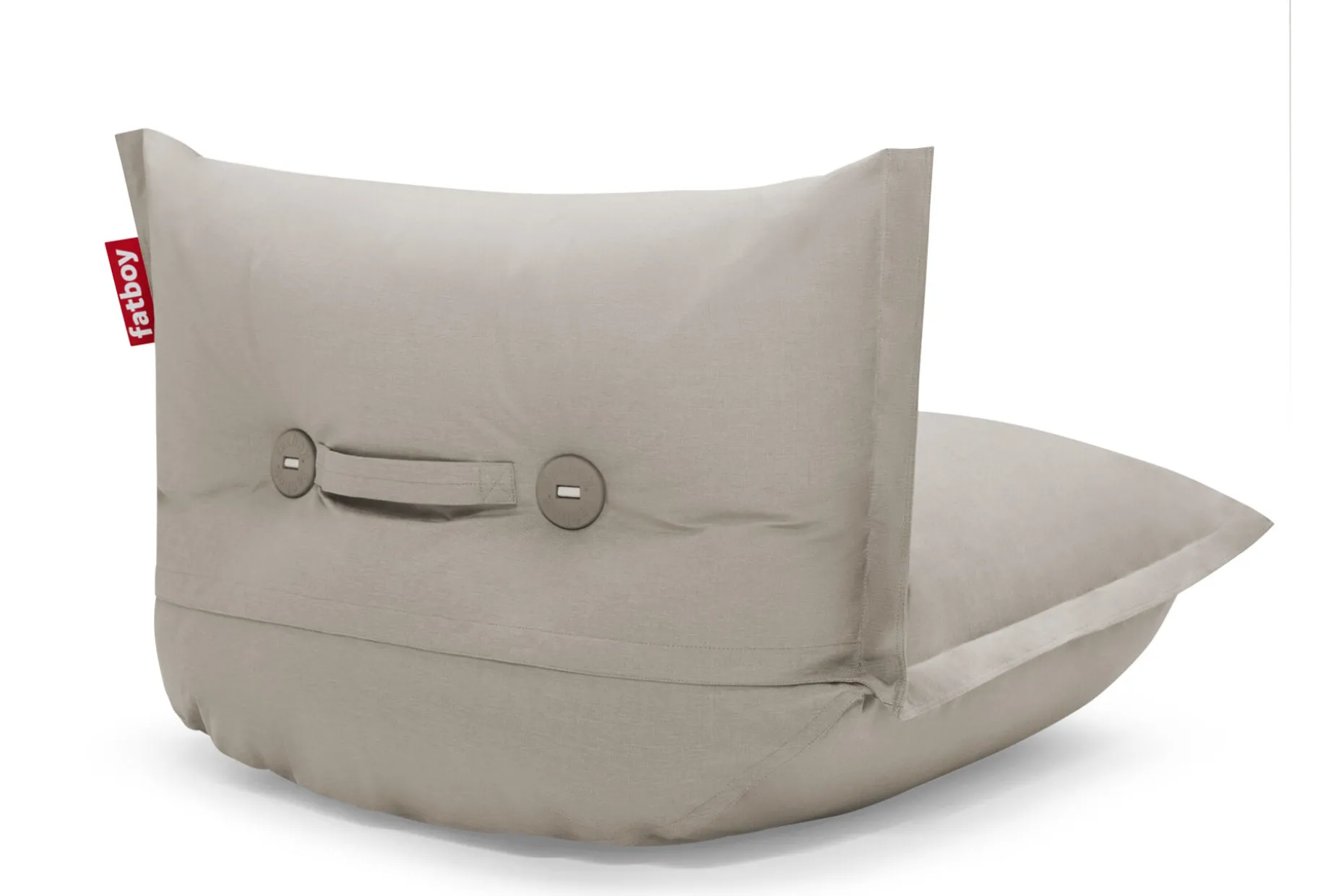 the BonBaron Outdoor Loungestoel voor buiten, grijs, 120x120x75 cm