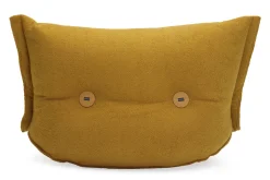 the BonBaron Sherpa Loungestoel, goud, 120x120x75 cm