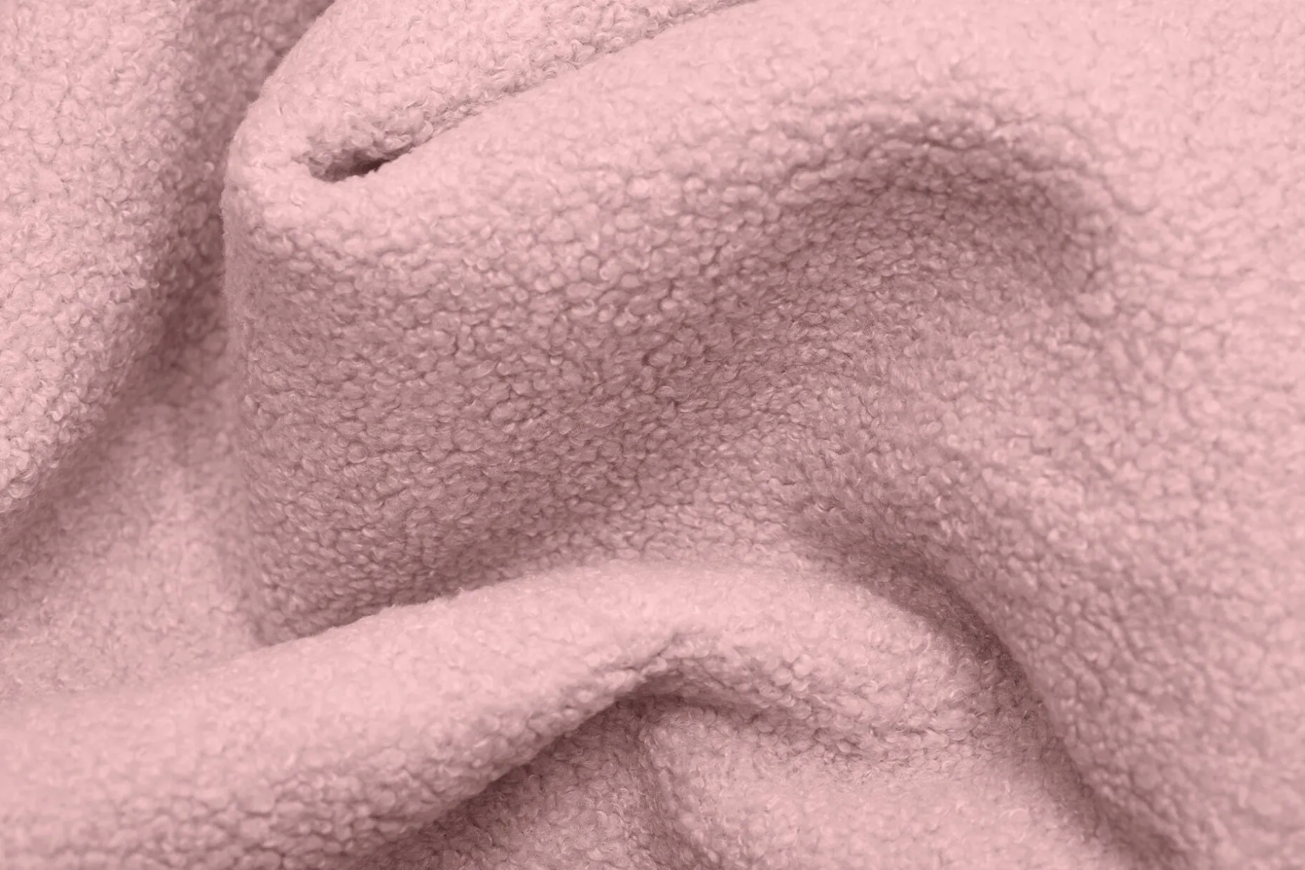 the BonBaron Sherpa Loungestoel, roze, 120x120x75 cm