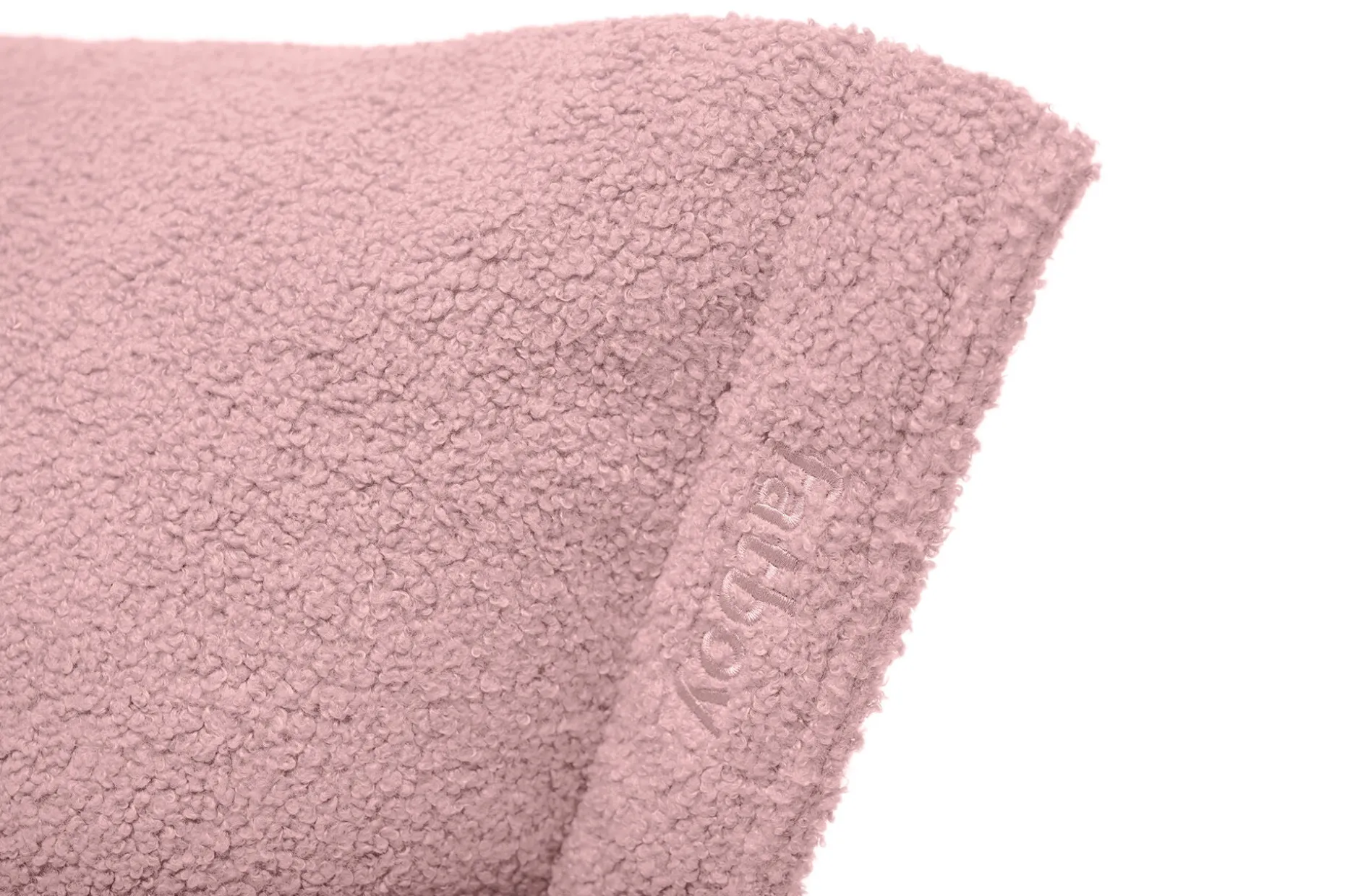 the BonBaron Sherpa Loungestoel, roze, 120x120x75 cm