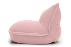 the BonBaron Sherpa Loungestoel, roze, 120x120x75 cm