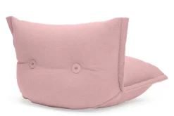 the BonBaron Sherpa Loungestoel, roze, 120x120x75 cm