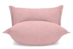 the BonBaron Sherpa Loungestoel, roze, 120x120x75 cm