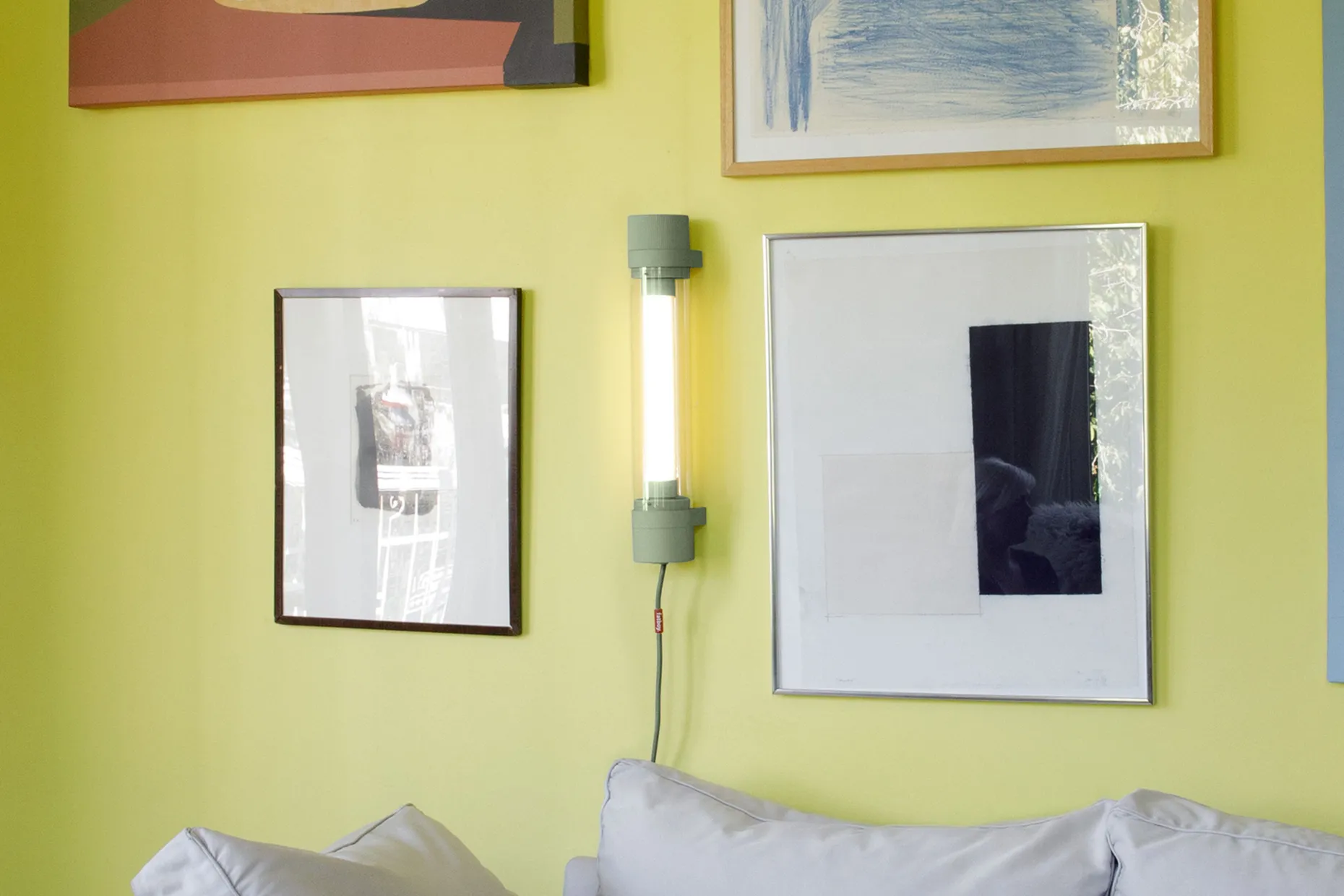 Tjoep Small Hanglamp, groen, 9x50x9 cm