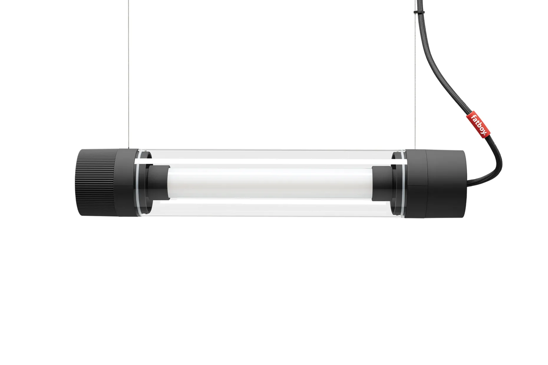 Tjoep Small Hanglamp, zwart, 9x50x9 cm