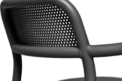 Toní Armchair Tuinstoel met armleuning, zwart, 59.5x54.5x80.5 cm