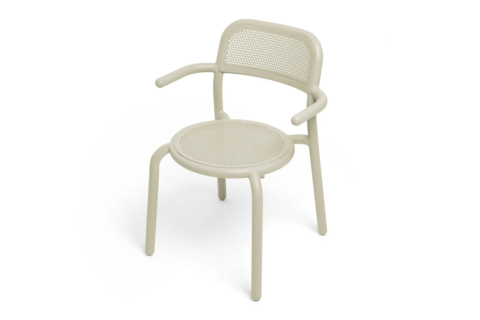 Toní Armchair Tuinstoel met armleuning, beige, 59.5x54.5x80.5 cm