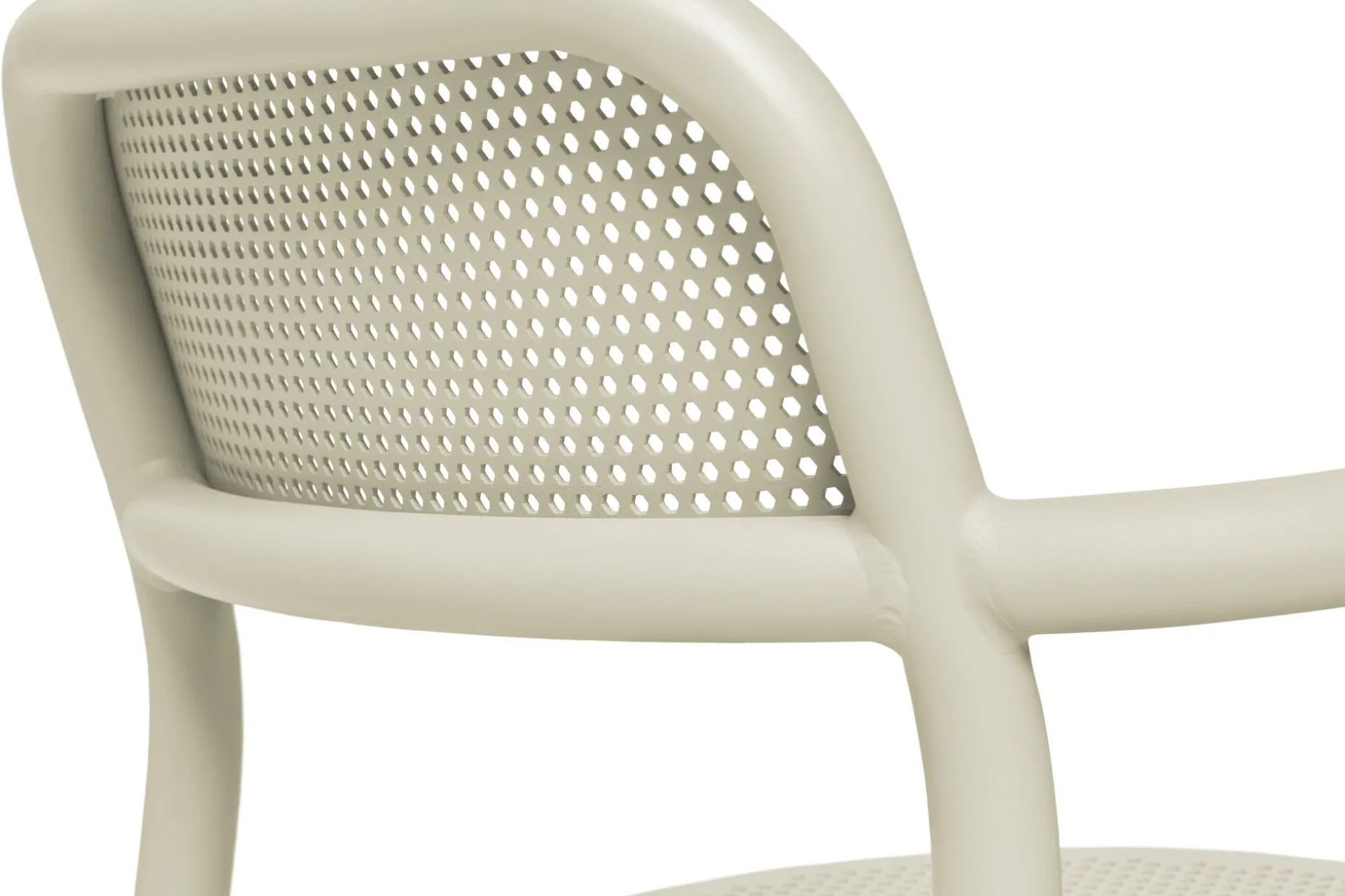 Toní Armchair Tuinstoel met armleuning, beige, 59.5x54.5x80.5 cm