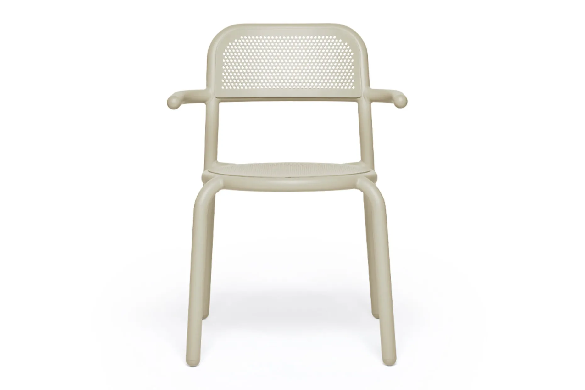 Toní Armchair Tuinstoel met armleuning, beige, 59.5x54.5x80.5 cm