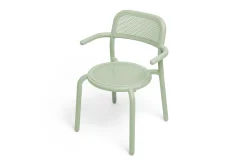 Toní Armchair Tuinstoel met armleuning, groen, 59.5x54.5x80.5 cm