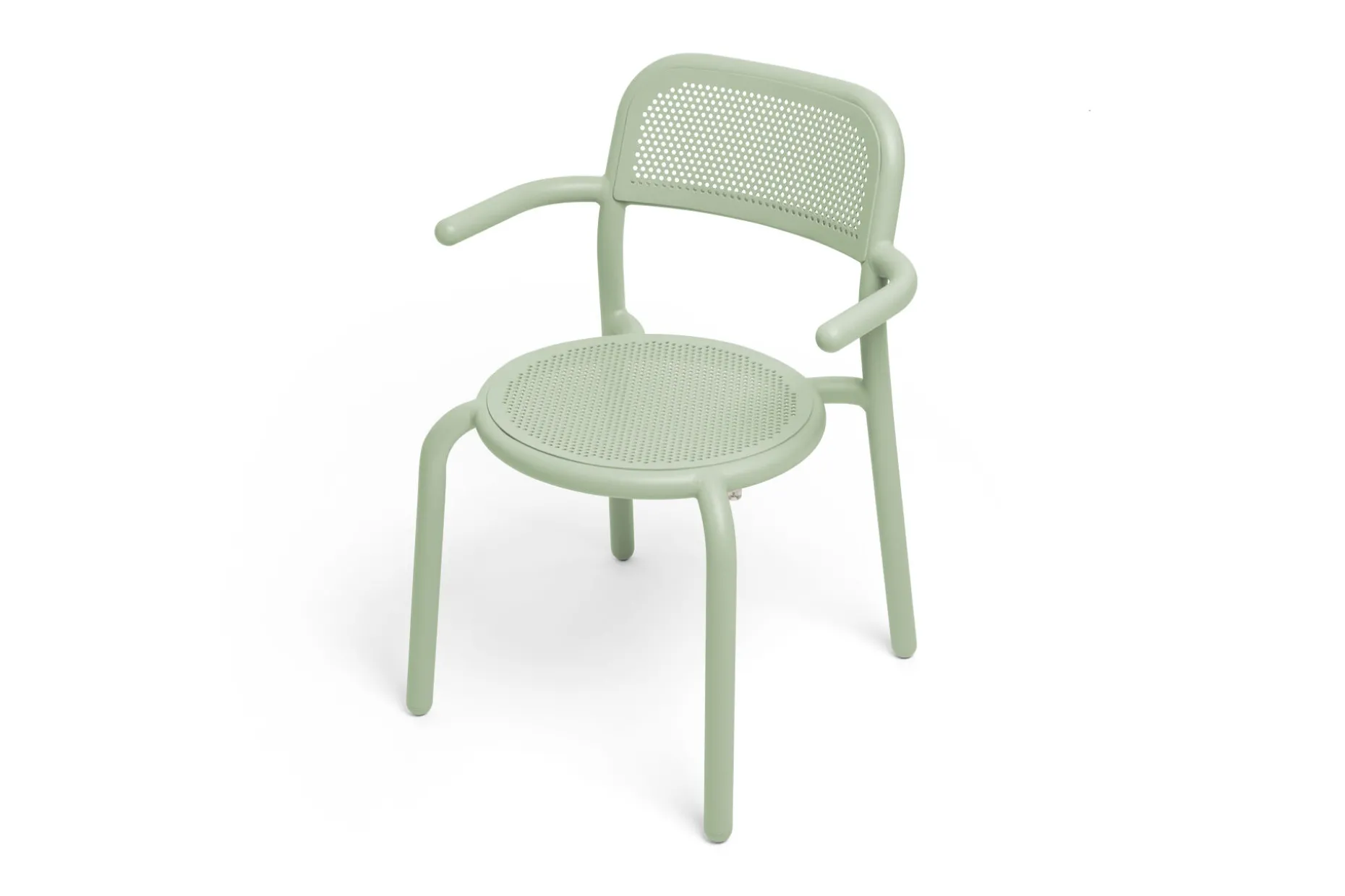 Toní Armchair Tuinstoel met armleuning, groen, 59.5x54.5x80.5 cm