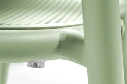 Toní Armchair Tuinstoel met armleuning, groen, 59.5x54.5x80.5 cm