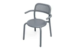 Toní Armchair Tuinstoel met armleuning, grijs, 59.5x54.5x80.5 cm