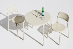 Toní Bistreau Kleine tuintafel, beige, 80x80x76 cm
