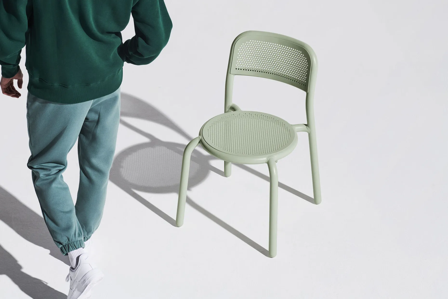 Toní Chair Tuinstoel, groen, 51.5x54.5x80.5 cm