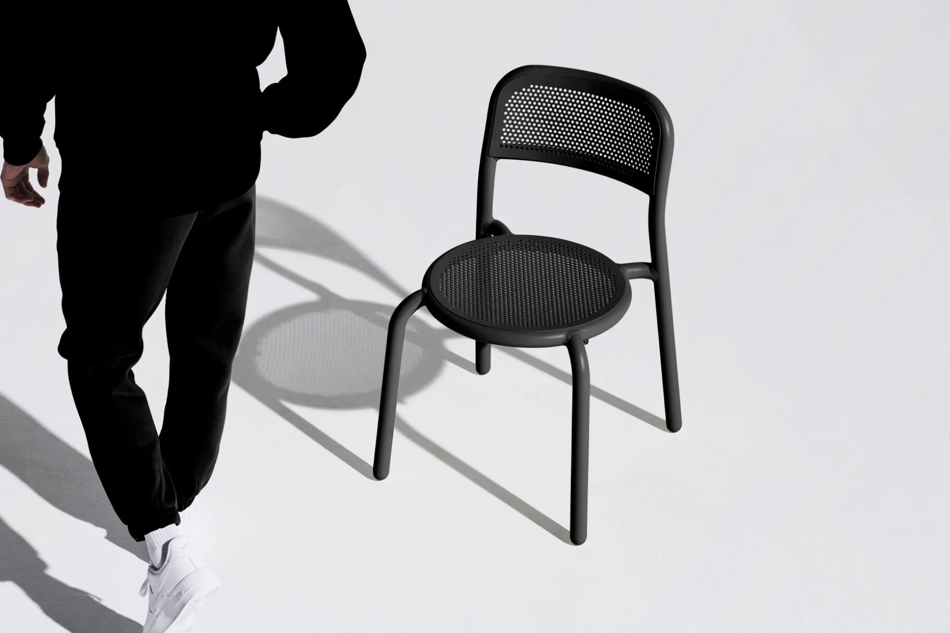 Toní Chair Tuinstoel, zwart, 51.5x54.5x80.5 cm