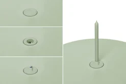 Toní Tavolo Tuintafel, groen, 160x90x76 cm