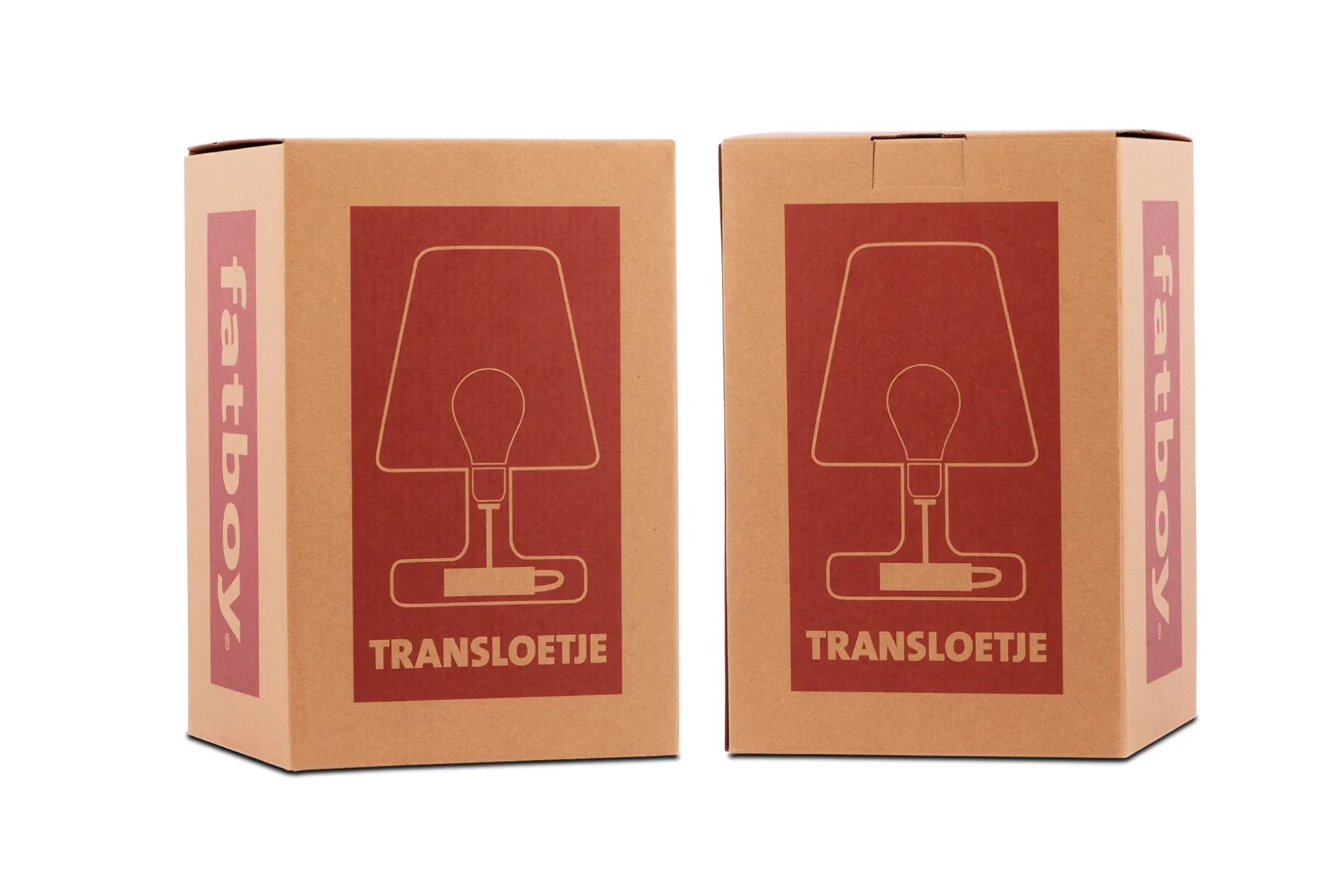 Transloetje Draadloze tafellamp, bruin, 16x16x22.5 cm