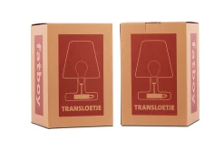Transloetje Draadloze tafellamp, grijs, 16x16x22.5 cm