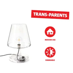 Trans-Parents Tafellamp, 32.7x32.7x50.5 cm